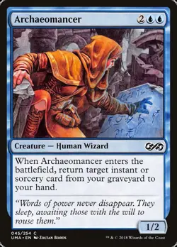 1x Archaeomancer - NM - Masters Set - SPARROW MAGIC mtg - Image 1