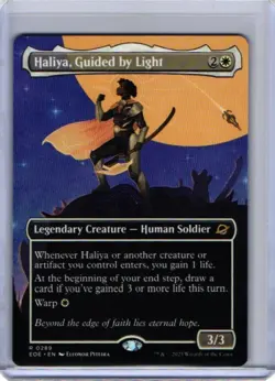 MtG EOE Haliya, Guided by Light #289 Borderless Non-Foil - Image 1