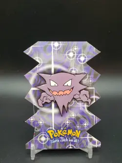 Haunter #93 Topps TV Animation Die Cut Blue Logo LP *Crease* Pokemon Card - Image 1