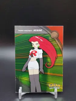 Team Rocket: Jesse HV2 Topps TV Animation Edition Silver Foil Blue MP Pokemon - Image 1