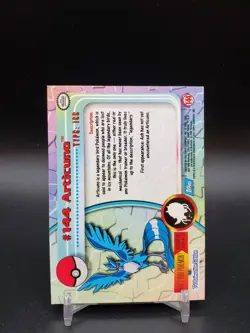 Articuno #144 Topps TV Animation Edition Rainbow Foil Blue Logo MP Pokemon Card - Image 2