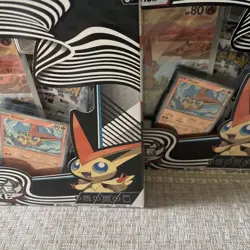 LOT OF 3 Unova Victini Illustration Collection Black Bolt & White Flare Pokemon! - Image 2