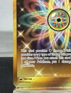 Pokemon 2018 Rainbow Energy - Sun & Moon Celestial Storm Rare Gold Holo 183/168 - Image 5