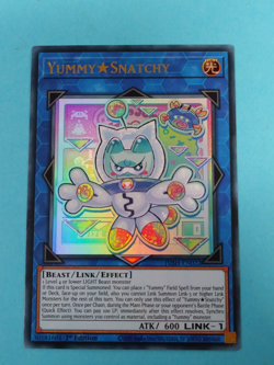 Yugioh Justice Hunters - YUMMY SNATCHY - JUSH-EN022 -1st Edition Ultra Rare NM - Image 1