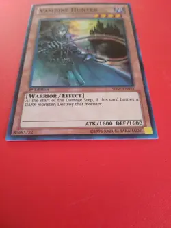Yugioh VAMPIRE HUNTER super rare SHSP-EN034 1ST Ed - Image 3