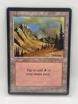 MTG RARE MOUNTAIN CARD ARABIAN NIGHTS NR MINT - MINT MAGIC THE GATHERING - Image 1