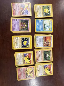 100x Vintage Pokemon Cards WOTC Era | Childhood Collection | MP-HP Condition | - Image 1