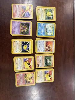 100x Vintage Pokemon Cards WOTC Era | Childhood Collection | MP-HP Condition | - Image 2