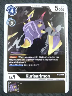 Kurisarimon P-014 Promo - Digimon Card #5PR - Image 1
