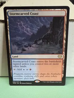 MTG Stormcarved Coast Innistrad: Crimson Vow 265/277 Regular Rare - Image 1