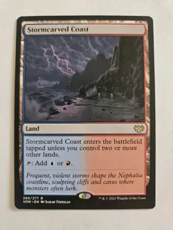 MTG Stormcarved Coast Innistrad: Crimson Vow 265/277 Regular Rare - Image 1