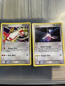 Latios Latias LOT Rare HOLO 2/10 And 4/10 2004 Pokemon Card Mixed Lot Ungraded - Image 1