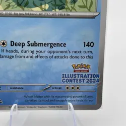 2024 Pokemon Illustration Contest Feraligatr Pikachu Sealed Promo 3 Card Pack - Image 5