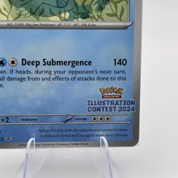 2024 Pokemon Illustration Contest Feraligatr Pikachu Sealed Promo 3 Card Pack - Image 5