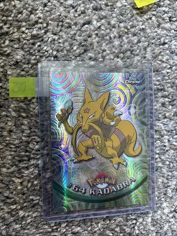 Topps 2000 Kadabra #64 Pokemon Spectra Chrome Refractor Card - Image 1