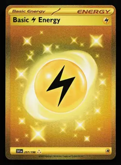 Basic Lightning Energy 257/198 Scarlet & Violet Base Pokemon Card - Image 1