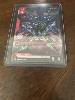 Kshatriya GD01-044 LR Gundam Card Game New Type Rising NM Condition - Image 1