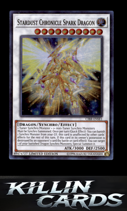 Stardust Chronicle Spark Dragon CIBR-ENSE1 YuGiOh Super Rare Circuit Break Card - Image 1