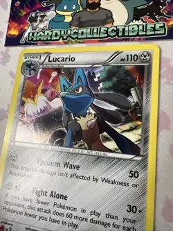 Lucario 63/124 Near Mint/LP Holo Rare Pokemon Card XY Fates Collide - Image 3