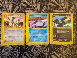 Pokemon TCG Trading Cards Skyridge 3 Card Bundle Ex.Cond Persian Mantine Murkrow - Image 1
