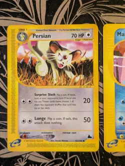 Pokemon TCG Trading Cards Skyridge 3 Card Bundle Ex.Cond Persian Mantine Murkrow - Image 2