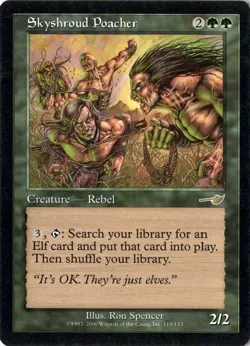 Skyshroud Poacher LP* Nemesis ENGLISH 170/281 mtg -UnltdCards - Image 1
