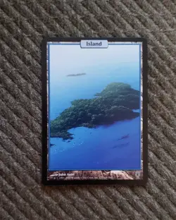 MTG Unhinged Full Art Land Island Unplayed x1 - Image 1