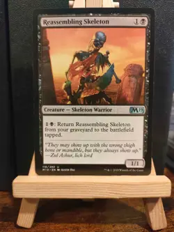 Reassembling Skeleton - Magic 2019 (M19) - Uncommon - NM (see pics) MTG - Image 1