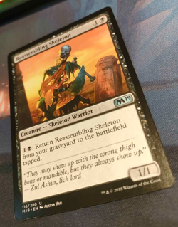 Reassembling Skeleton - Magic 2019 (M19) - Uncommon - NM (see pics) MTG - Image 3