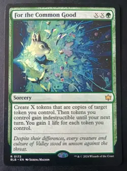 MTG Bloomburrow - For The Common Good - Rare - Image 1