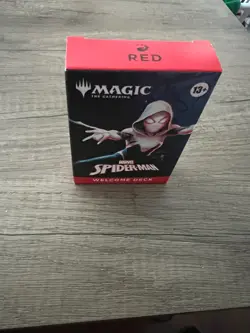 SDCC 2025 Magic The Gathering x Spider-Man Welcome Deck Ghost Gwen Red New - Image 1