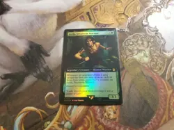 Leela, Sevateem Warrior Extended Art Foil MTG Doctor Who - Pack Fresh - - Image 1