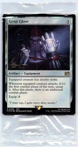 MTG Genji Glove Final Fantasy Prerelease Promo FIN R 0258 - Image 1