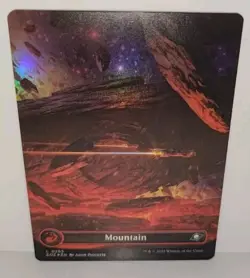Mountain (0265) (Borderless) [Edge of Eternities] Foil Near Mint - Image 1