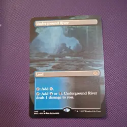 MTG - Underground River - The Brothers War - BORDERLESS - Magic the Gathering - Image 1