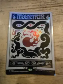 Mountain Foil Secret Lair Alien 891 0891 Bonus Card - Image 1