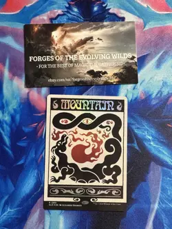 Mountain Foil Secret Lair Alien 891 0891 Bonus Card - Image 1