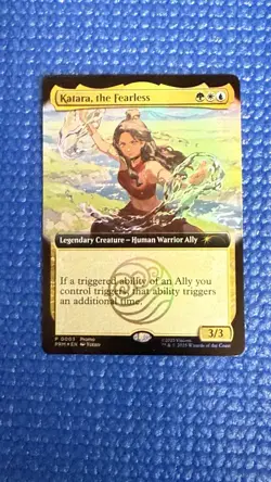 Magic The Gathering X Avatar Katara The Fearless Promo Card SDCC 2025 READ - Image 5