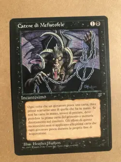 Chains of Mephistopheles Legends (ITALIAN) NM (Reserved List MTG Card) - Image 5