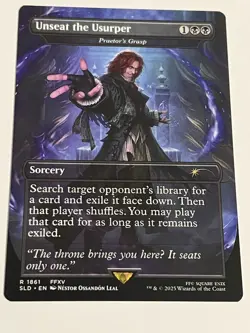 Unseat the Usurper - Praetor's Grasp - Secret Lair Final Fantasy SLD MTG Magic - Image 1