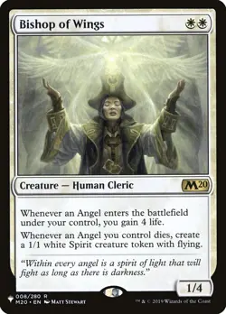 MTG Bishop of Wings ** The List ** English (NM) - Image 1