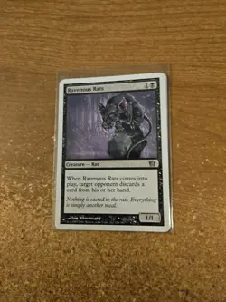 MAGIC THE GATHERING 8TH EDITION RAVENOUS RATS LIGHTLY PLAYED - Image 1