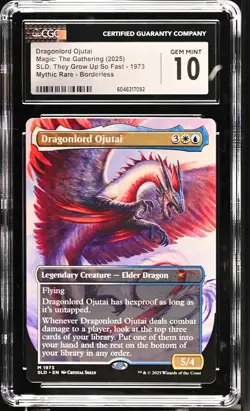 DRAGONLORD OJUTAI Secret Lair Mythic CGC 10 Gem Mint MTG - Image 1