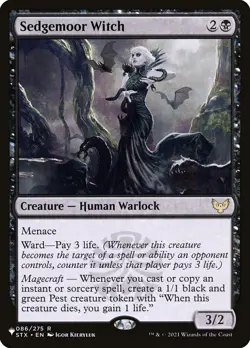 MTG Sedgemoor Witch ** The List ** English (NM) - Image 1