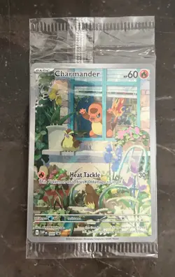 Pokemon Obsidian Flames - SEALED - CHARMANDER - BLACK STAR PROMO HOLO - SVP 044 - Image 1