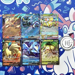 Pokemon TCG Japanese EX V RR Holo Card Set Lot Of 6 | Exeggutor Ninetales Kyurem - Image 1