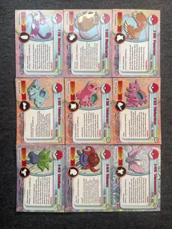 Lot Of 9 Pokemon Topps Holo Foil Chrome Base Cards [Chrome] - Image 2