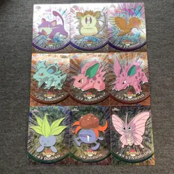 Lot Of 9 Pokemon Topps Holo Foil Chrome Base Cards [Chrome] - Image 3
