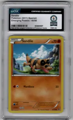 Sandile - CGC Guinness World Record Collection - 1 of 1 - Spanish - Pokemon - Image 1
