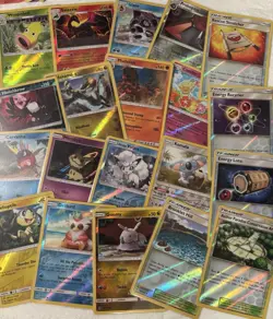 Pokemon TCG Holo/Reverse Holo CARD LOT Sun & Moon GUARDIANS RISING 20 CARDS! NM - Image 1